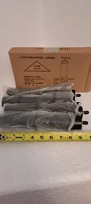 New Leggett & Platt solid 9" Non Adjustable Base Riser Leg Kit Set 4 Metal Legs