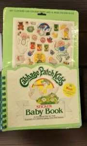 Vintage 1983 Cabbage Patch Kids BABY STICKER BOOK NOS