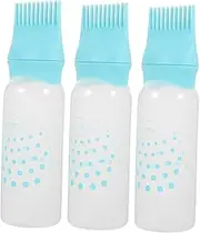 Beavorty Pcs Plastic Hair Dye Bottles Hair Applicator Comb Accurate Scale Lines Versatile for Home and Salon Use
