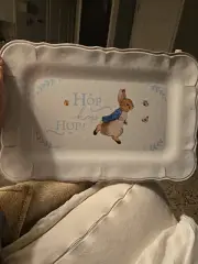 POTTERY BARN KIDS ~ BEATRIX POTTER ~ PETER RABBIT ~ TRAY / PLATTER ~ TAGS