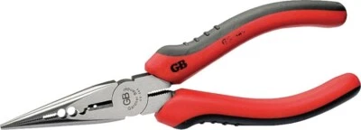 Gardner Bender GS-385 Long Nose Electrical Pliers, Cutter & Crimper - Red Handle