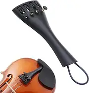 Black Violin Tailpiece, Beginner Violin Tailpiece, Violin Tailpiece Upgrade, Violin Tailpiece Supplies, Metal Violin Tailpiece, Aluminum Alloy Multipurpose Violin Accessories for Practice