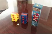 Rainbow Jumbling Towers 48 Wood Pieces