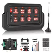 8 Gang Switch Panel RGB Wireless LED Light Bar Electronic Relay System (for: Ford)