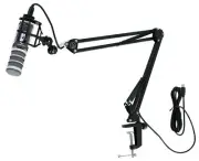 Samson Satellite USB/iOS Recording Computer Microphone+Audio Technica Boom Arm