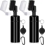 2 Pcs Golf Clubs Cleaning Water Brush, Retractable Climbing Hook Golf Club Groov