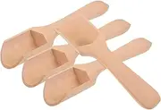 Baluue 4pcs Wooden Salt Spoon Jars Measuring Spoon Sugar Salt Coffee Beans Coffee Ground Spoon Bath Salt Scoop Spoons for Sugar Ground Coffee Ice Cream Spoon Candy Seasoning Spoons