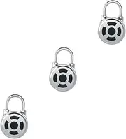 OSALADI 3pcs Smart Padlock Suitcase Luggage Lock Rechargeable Keyless Drawer Door Lock Control for Gym Locker Outdoor Fence Gate