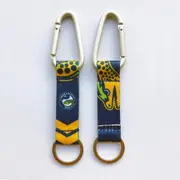 Parramatta Eels NRL Carabiner Team Logo Keyring