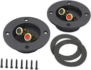 Crimp Terminals Speaker Terminals 2pcs Terminal Cups for DIY Speaker Boxes Car Audio