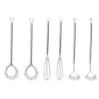 6Pcs Multipurpose Spring Whisk Easy to Clean Small whisk Kitchen Cooking