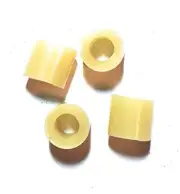 Steel Drum Pan Mallets Replacement Tips - Lead/Tenor Amber (2 pr),9/16"