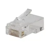 Klein Tools CAT5e Pass-Thru Modular Data Plugs Wasted Materials (200-pack)