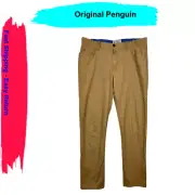 Original Penguin Bedford Cord 5 Pocket Pant, Kelp, 31X30