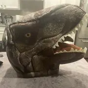 Jurassic World Dinosaur Big Greeter Head T Rex DanDee Adult Foam Costume Mask