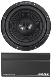 Alpine W12S4 12" 750w Car Audio Subwoofer Sub+Mono Amp Power Pack Amplifier