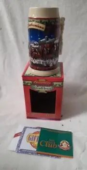 Budweiser Clydesdales Holiday Stein 2003 “Old Towne Holiday” (New)