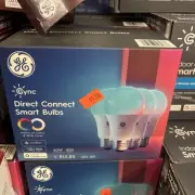 C by GE Direct Connect A19 LED Color Changing Smart Light Bulbs - 4 Pack