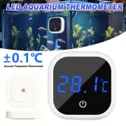 LCD Digital Aquarium Thermometer - Accurate Fish Tank Temperature Monitor