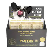 Plutos Healthy Dental Chew Treats Cheese & Peanut Butter for Small Dogs 24 Pack