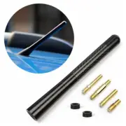 4.7" Universal Car Aerial Antenna Aluminum Alloy NEW Carbon Fiber FM AM Radio V (for: Mini)