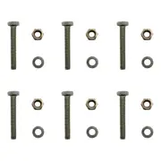 6 Pack of Shear Pins Spacers & Nuts 500026MA 88951MA Fits Allis Chalmers 703057