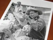 Rare Clark Gable Marilyn Monroe Montgomery Clift 1960 Photo Postcard The Misfit
