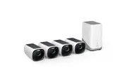Eufy Security eufyCam 3 (S330) 4K Outdoor Wire-Free Smart Solar Camera Kit 4x