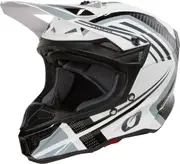 Oneal 5SRS Polyacrylite Spike Motocross Helmet, black-white, Size L for Men Black White