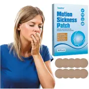 36pcs Motion Sickness Patch Anti Nausea Seasickness Stickers Travel Nausea Treatment