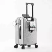 2024 New Durable Luggage Sets Suitcase Front Open TSA Lock USB Slient Spinner...