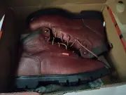 Worx By Red Wing 5626 Boots Men's 9.5 Leather Metguard Steel Toe Work Boots