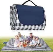 Extra Large Outdoor Picnic Blanket, Waterproof Picnic Mat, Sandproof Beach Mat Portable Picnic Rug Lightweight for Park Beach Camping Courtyard