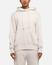 [Nike] Nike Women's Sportswear Phoenix Fleece Oversized Pullover Hoodie Lt Orewood Brown/sail - Size S S Lt Orewood Brn/
