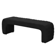 Josie Boucle Upholstered Bench Seat