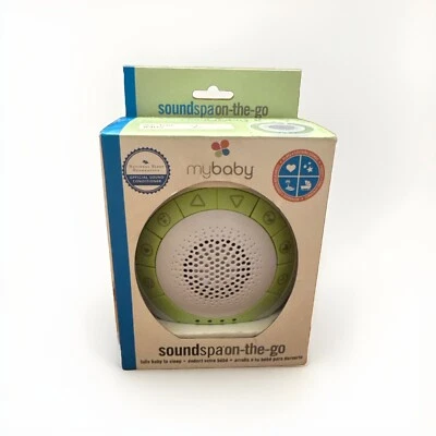 HOMEDICS My Baby Soundspa On-The-Go White Portable Noise Machine NIB Open Box