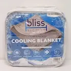 Cooling Blanket Double Sided 50"x60" Gray By Bliss Bedding