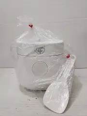 GreenLife Rice and Grains Cooker CC004426 New no Box White