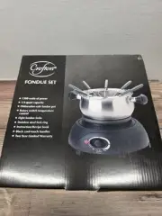 NEW Crofton Fondue Set Electric 1300 Watts Pot And Heater