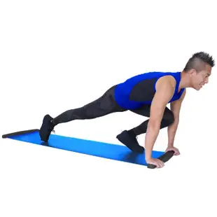 【BALANCE 1】橫向核心肌群訓練 滑步器 豪華版 230cm 藍色(核心運動 橫向運動)