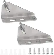 2 Pcs Refrigerator Door Hinges, Left Replacement Fridge Door Hinge for Commercial Upright Freezers, 35mm Axle Distance