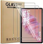 2 PACK Tempered Glass Screen Protector For Lenovo Tab Plus 11.5 Inch Tablet 2024