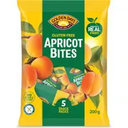 Golden Days Fruit Snacks Bites Apricot 40g x 5 pack