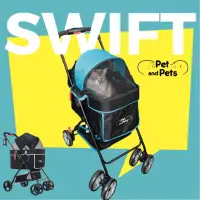 在飛比找momo購物網優惠-【Pet and Pets 喵旺家族】Swift 寵物推車(