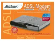 NetComm ADSL Modem - 4 Devices - Ethernet / USB Connection RJ45