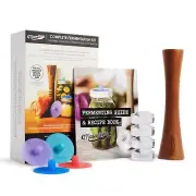 Complete Mason Jar Fermentation Kit - Pickle Kit, Sauerkraut Making Kit Kimch...