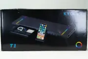KYOLLY T1 RGB Gaming Computer Monitor Stand Riser with Drawer,Storage and Phone