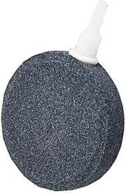 AIMALL Round Air Stone Disk Bubble Diffuser Airstone Hydroponics Aquarium Fish Tank - Enhances Oxygen Levels in Aquariums, Hydroponics & Fish Tanks - High-Temperature Sintered Air Stone Disk