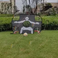 在飛比找蝦皮購物優惠-兒童足球門便攜式框架可折疊移動訓練足球網架室外幼兒園比賽門框