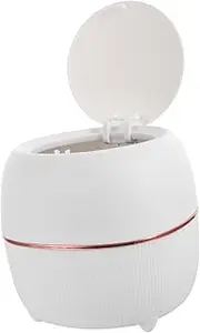 MAGICLULU Desktop Trash Can Trash Can Pen Cup Mini Table Garbage Bin Cartoon Waste Basket Office Table Trash Table Trash Bin Countertop Trash Bin Garbage Can Garbage Container Plastic White